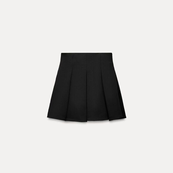 NWT Black ZARA MINI GODETSβSKIRT - Picture 7 of 10